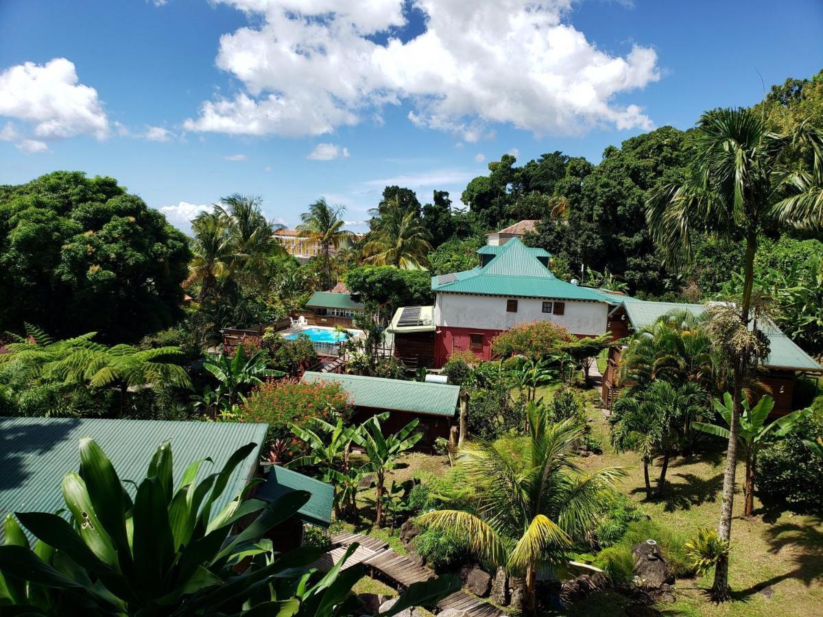 Les Bananes Vertes Ecolodges Saint-Claude Buitenkant foto